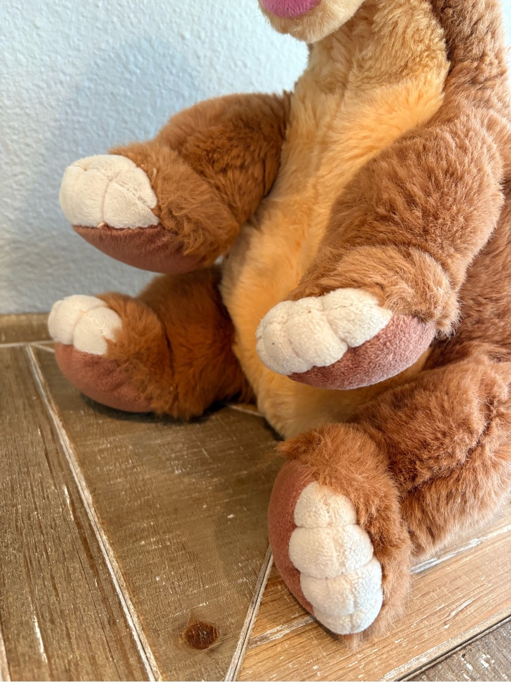 VINTAGE The Land Before Time Gund Littlefoot 16" Dinosaur Plush Stuffed Toy - Picture 4 of 11